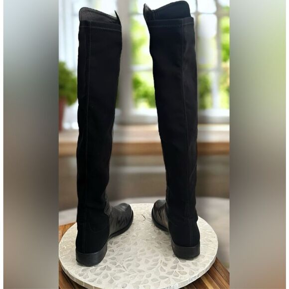 Stuart Weitzman 5050 Nappa Leather Over the Knee Boots Stretch Back Riding Women - Picture 10 of 14